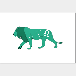 Leo (Jungle Green) Posters and Art